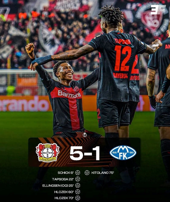 勒沃庫森全勝晉級！歐聯(lián)杯16強(qiáng)門票已拿下